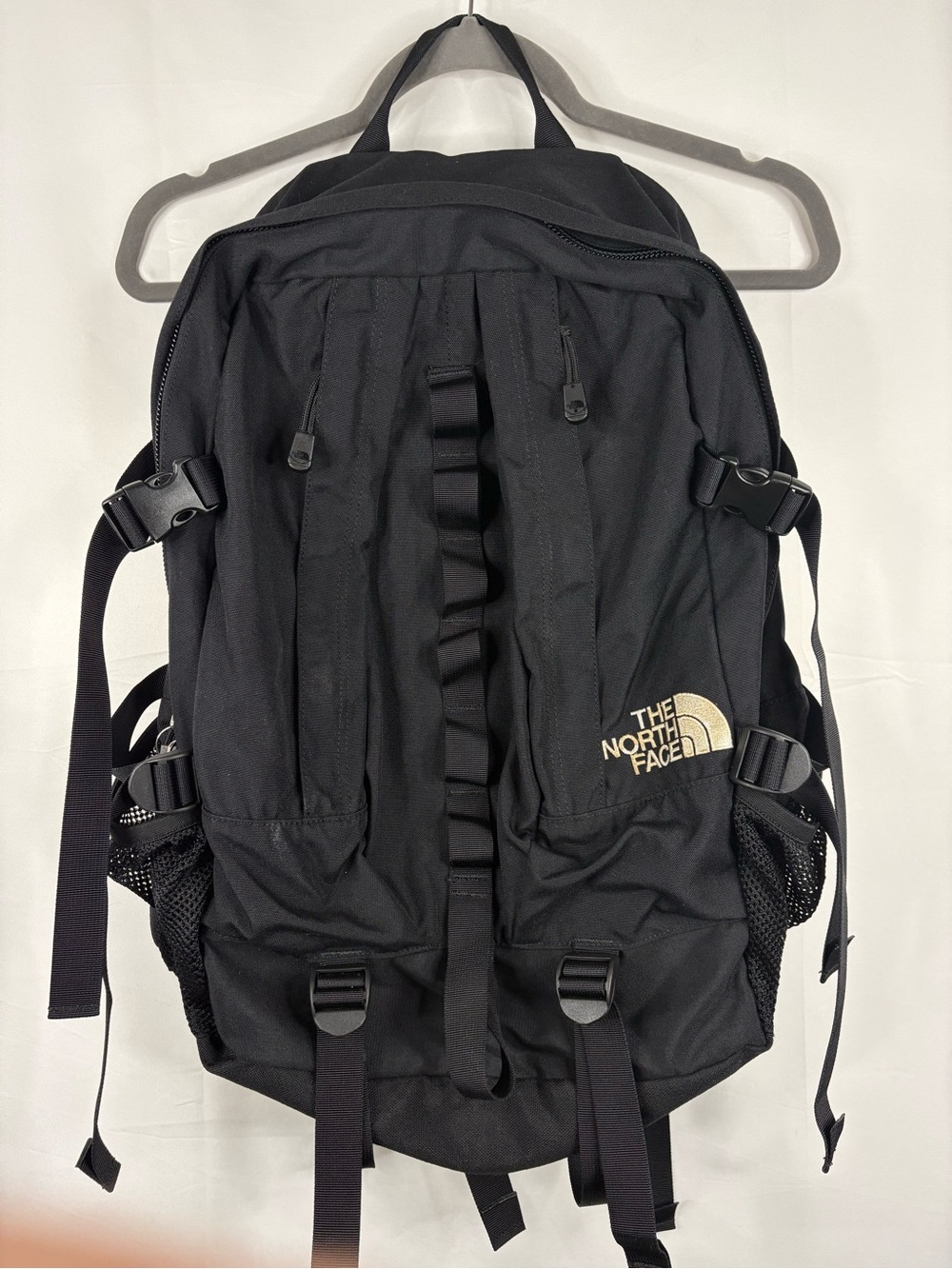 The North Face Big Shot Backpack Black Hiking Travel Trail Vintage Bag